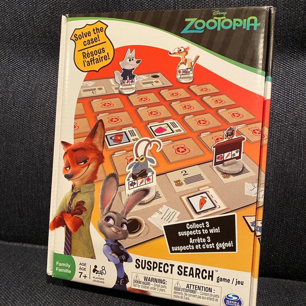 Disney Zootopia board game